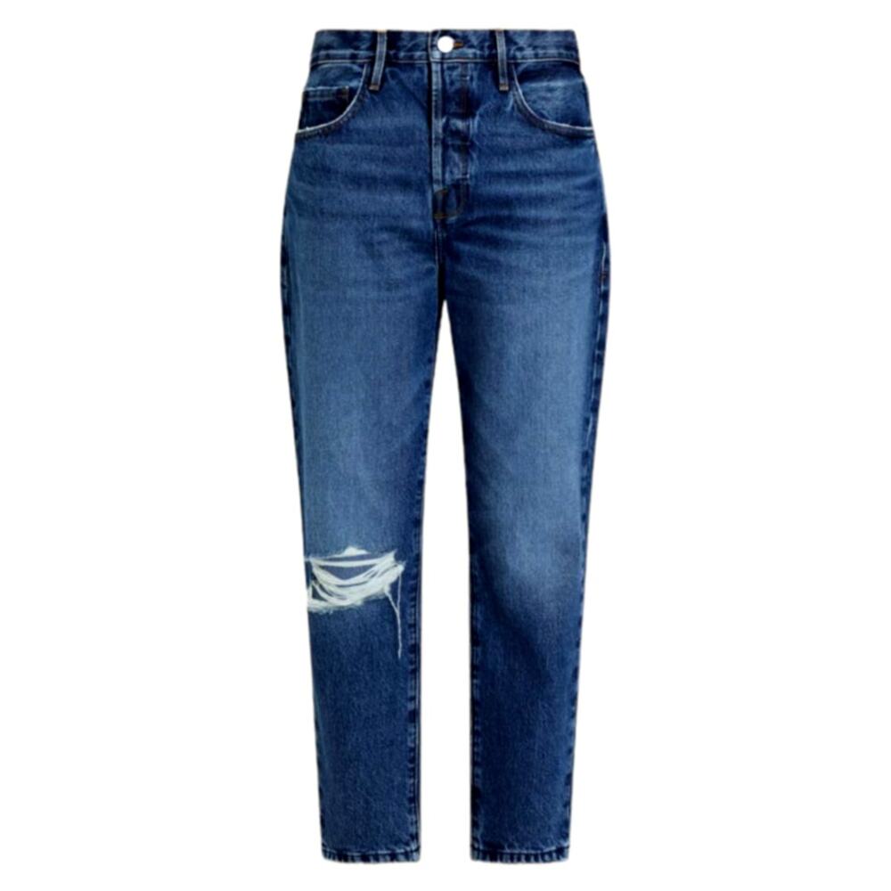 FRAME Le Original Cropped Distressed Jeans | Size 27